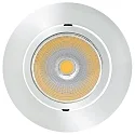 Inbouwarmatuur 5068 ECO FLAT BIO dimbaar IP40, chroom, helder dimbaar 8W 480lm 3000K CRI 97