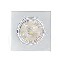 Downlight 5068Q ECO FLAT BIO hoekig IP40, chroom dimbaar