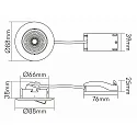 Downlight 5068 ECO DOB rond IP40