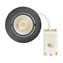 Downlight 5068 ECO DOB rond, draaibaar IP40, zwart mat dimbaar