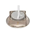 nobilé Downlight 5068 ECO DOB rond, draaibaar IP40, nikkel geborsteld dimbaar