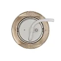 nobilé Downlight 5068 ECO DOB rond, draaibaar IP40, nikkel geborsteld dimbaar