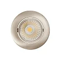 nobilé Downlight 5068 ECO DOB rond, draaibaar IP40, nikkel geborsteld dimbaar
