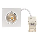 Downlight 5068Q ECO DOB hoekig IP40, chroom dimbaar
