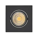 Downlight A 5068Q T FLAT BIO dimbaar IP40, helder, zwart mat dimbaar