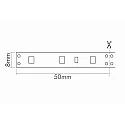 nobilé LED stripe LED SMD 3528 dimbaar IP20