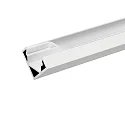 Hoekprofiel 2 TP, wit mat