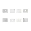 Vervangende kit U PROFILE 2 TP/OP, zilver, wit