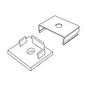 nobilé Vervangende kit U PROFILE 2 TP/OP, zilver, wit