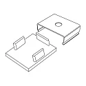 nobilé Vervangende kit U PROFILE 2 TP/OP, grijs