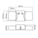 nobilé Verbinder LED SMD 3528 stijf, set van 5