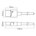 nobilé Aansluitleiding LED RGB set van 5, RGB