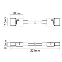 nobilé Flex connector LED SMD 5050 RGB flexibel, set van 5, RGB