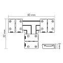 nobilé T-connector LED SMD 5050/5630 2-polig, set van 5