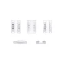 Verbinder set van 5, transparant