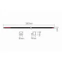 nobilé LED stripe LED NEON SMD 1516 RGB set van 1, met stekker, 4-polig