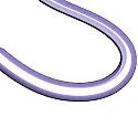 nobilé Volledig gesiliconiseerde ledstrip NEON 1516 3D 4-polig, RGB wit