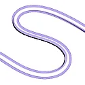 nobilé Volledig gesiliconiseerde ledstrip NEON 1516 3D 4-polig, RGB wit