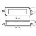 nobilé LED voedingseenheid EL-120-24V IP67 DALI DALI aanstuurbaar, dimbaar, zwart