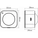 nobilé motion sensor Bluetooth controllable, white