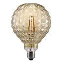 Decoratie lichtbron filament AVRA SQUARE E27 2W 140lm 2200K 360° CRI 80 , barnsteen 