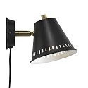 Nordlux Wandarmatuur PINE GU10 IP20, zwart, zwart mat 