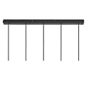 Nordlux Pendelarmatuur TILO 5-vlams GU10 IP20, zwart, zwart mat 