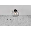 Nordlux Ceiling luminaire ALTON, E27, IP20, black, glass smoky