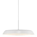 Pendelarmatuur PISO plat, rond, Dim-To-Warm IP20, wit, wit mat dimbaar