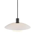 Nordlux Pendelarmatuur VERONA E27 IP20, opaalwit, zwart, zwart mat 