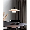 Nordlux Pendelarmatuur VERONA E27 IP20, opaalwit, zwart, zwart mat 