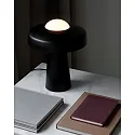 Table lamp TIME, E27, IP20, glass opal white, black