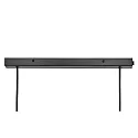 Pendant luminaire CONTINA, 3 flames, G9, IP20, glass opal white, black