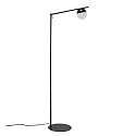 Staande lamp CONTINA G9 IP20, opaalwit, zwart, zwart mat 
