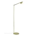 Nordlux Staande lamp CONTINA G9 IP20, mat, messing, opaalwit, wit 