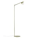 Nordlux Staande lamp CONTINA G9 IP20, mat, messing, opaalwit, wit 