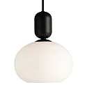 Pendelarmatuur NOTTI E27 IP20, mat, mokka, zwart 