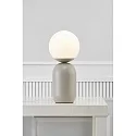 Nordlux Tafelarmatuur NOTTI E14 IP20, grijs, mat, wit 