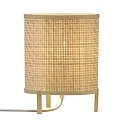Tafelarmatuur TRINIDAD E27 IP20, bruin, wit 