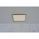Nordlux LED Ceiling luminaire OJA SQUARE 29, 14,5W, 3000/4000K, 1600lm, IP20, ring white and brushed nickel