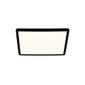 Plafondarmatuur OJA SQUARE 29 IP54 SCENE SELECT hoekig, CCT Switch, instelbaar IP54, zwart mat dimbaar