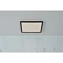 Plafondarmatuur OJA SQUARE 29 IP54 SCENE SELECT hoekig, CCT Switch, instelbaar IP54, zwart mat dimbaar
