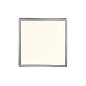 Nordlux Plafondarmatuur OJA SQUARE 29 IP54 SCENE SELECT hoekig, CCT Switch, instelbaar IP54, chroom dimbaar