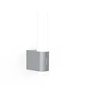 Nordlux Spiegelarmatuur HELVA NIGHT LED cilindrisch, met schakelaar IP44, chroom, glanzend dimbaar