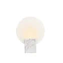 Nordlux Wandarmatuur HESTER IP44, marmer, mat dimbaar