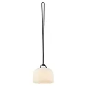 Nordlux Hanglamp op batterijen KETTLE 22 PORTABLE dimbaar IP65, zwart, wit mat dimbaar