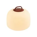 Acculamp KETTLE TO-GO 36 IP65, mat, rood, wit dimbaar