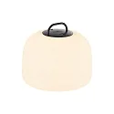 Hanglamp op batterijen KETTLE 36 PORTABLE dimbaar IP65, zwart, wit mat dimbaar
