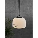 Nordlux Hanglamp op batterijen KETTLE 36 PORTABLE dimbaar IP65, zwart, wit mat dimbaar