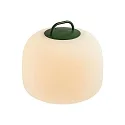 Acculamp KETTLE TO-GO 36 IP65, groen, mat, wit dimbaar